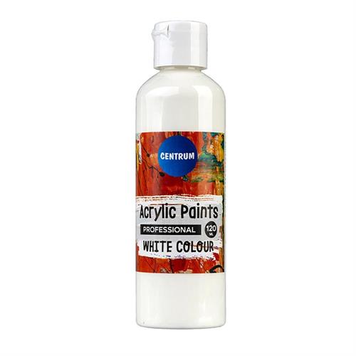 CENTRUM Tempera acrilica professionale 120ml, Bianco