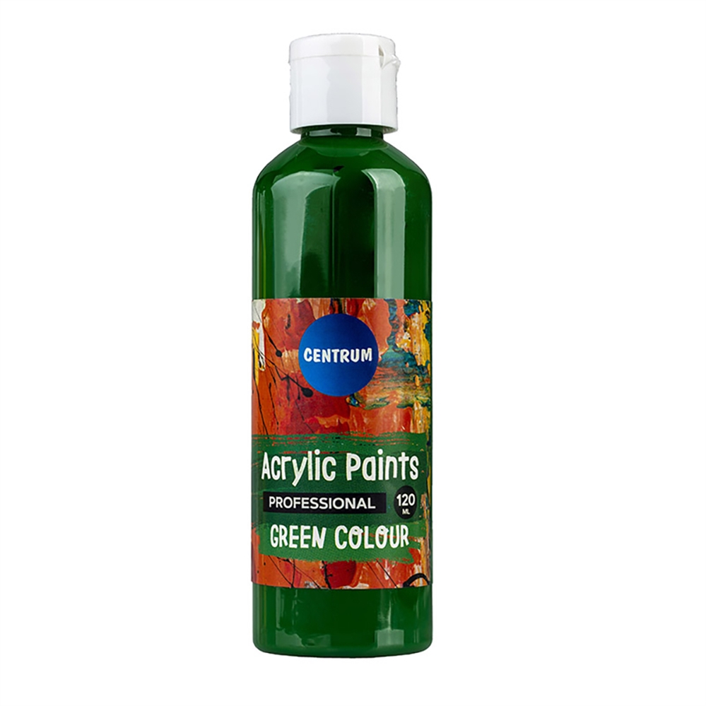 CENTRUM Tempera acrilica professionale 120ml, Verde