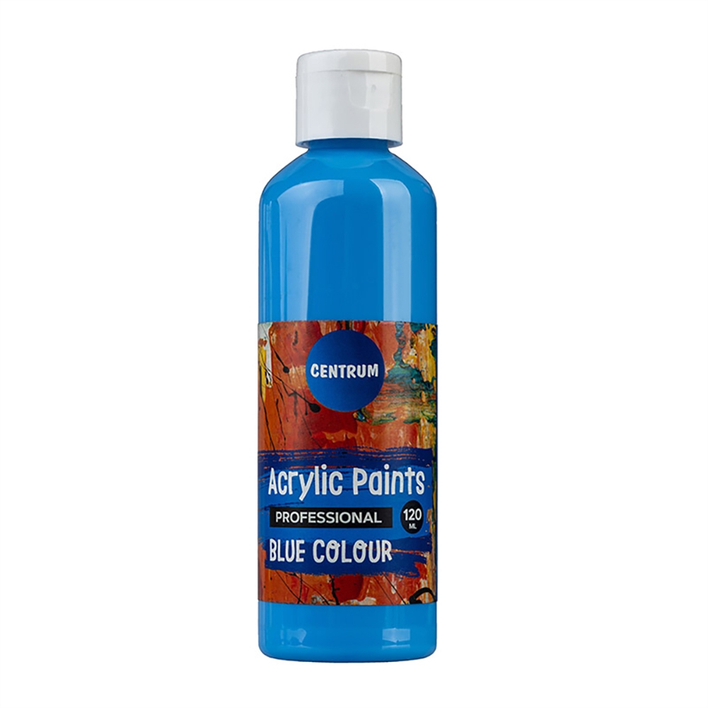 CENTRUM Tempera acrilica professionale 120ml, Blu