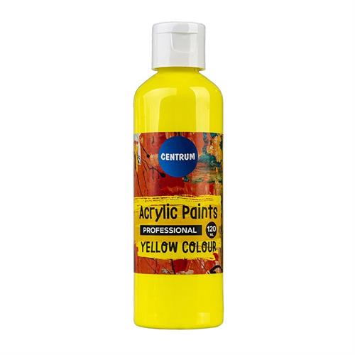 CENTRUM Tempera acrilica professionale 120ml, Giallo