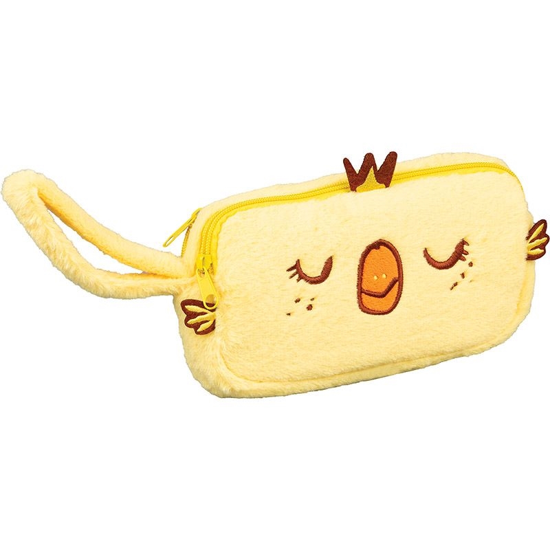CENTRUM Astuccio in peluche Pulcino, Giallo
