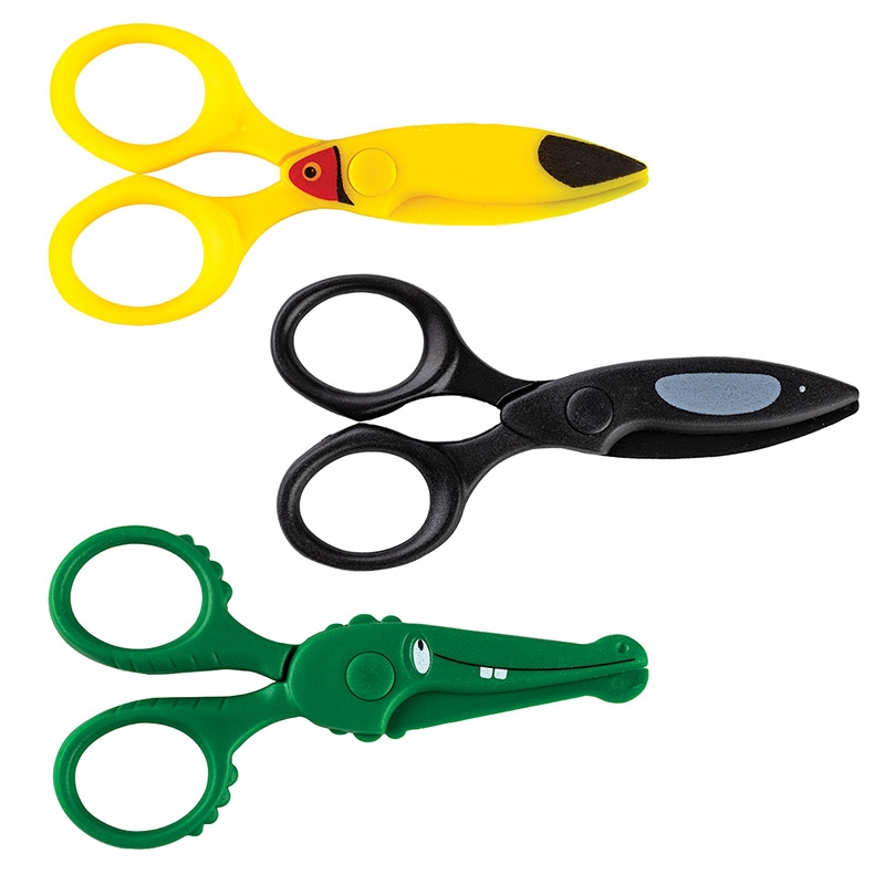 CENTRUM Forbici in plastica 12 cm,  espositore 24 pezzi