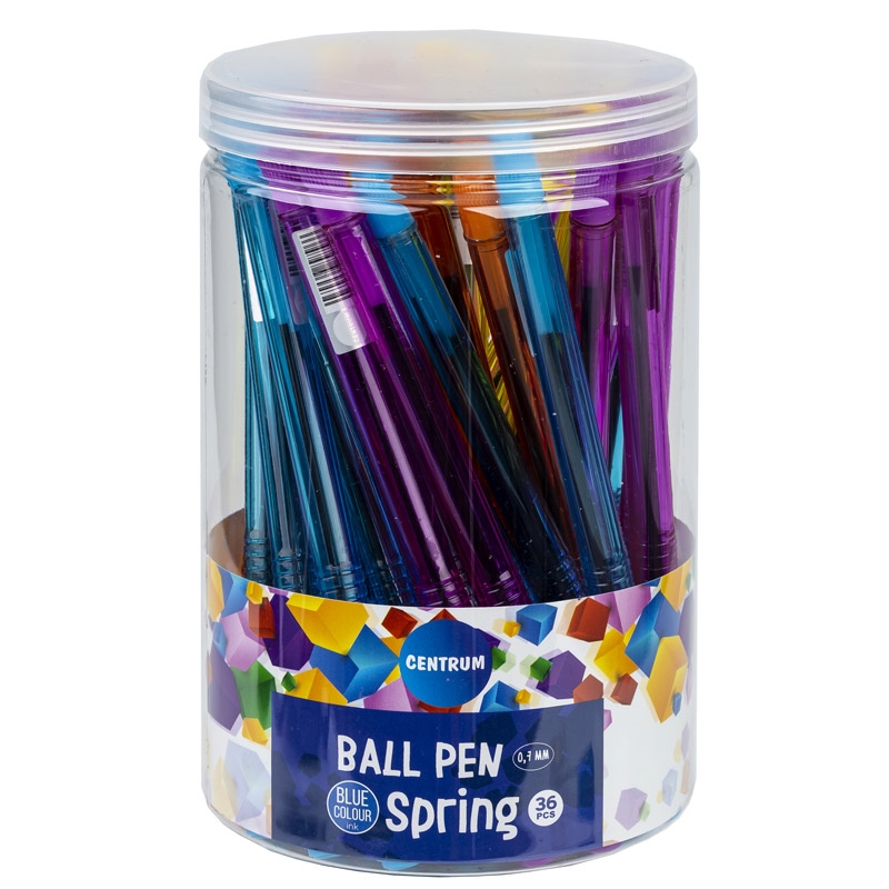 CENTRUM Penna a sfera Spring,  0,7 mm, inchiostro blu