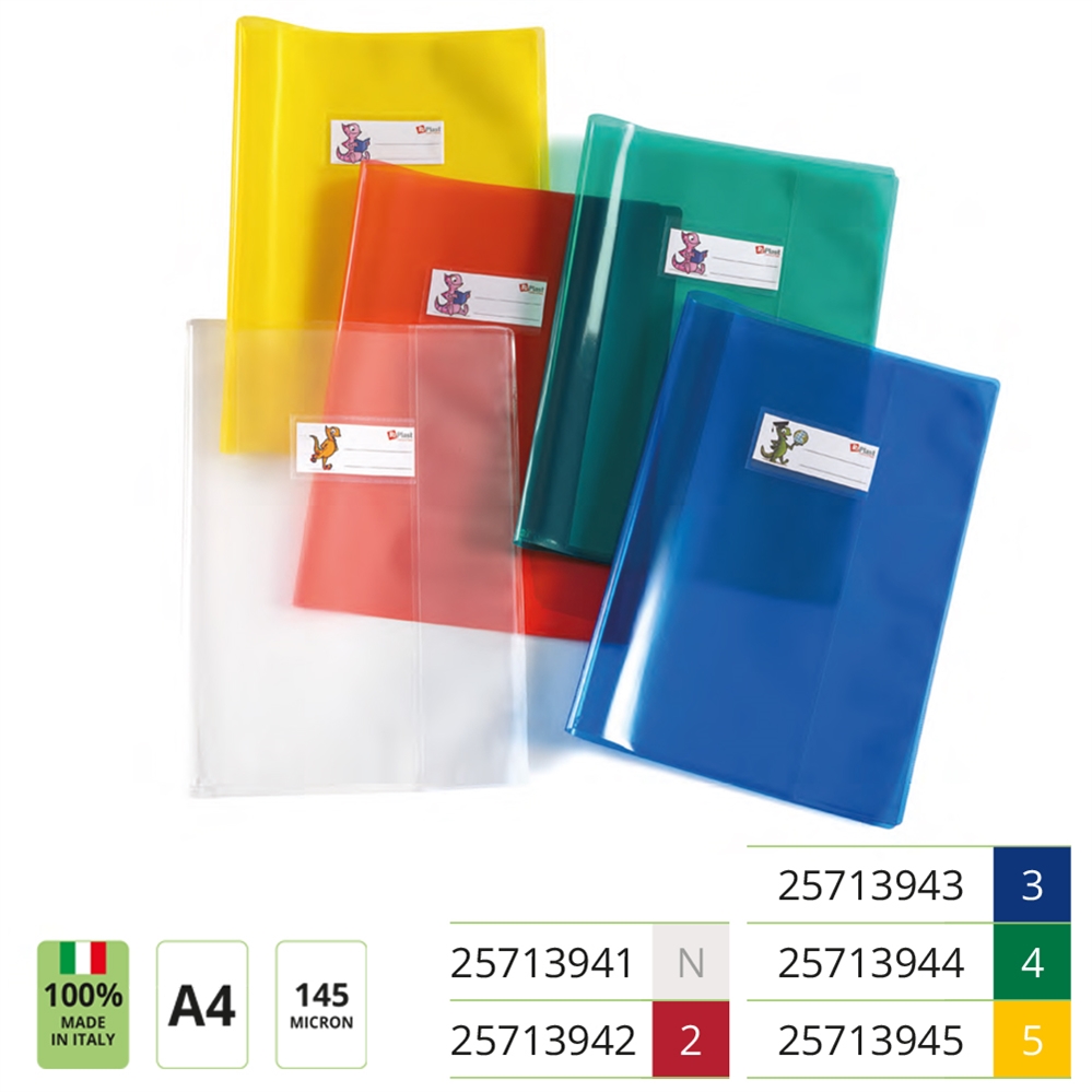 Colorosa Lux Coprimaxi A4 con tasca portanome, Blu