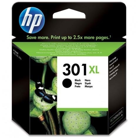 HP Cartuccia Originale 301XL, Nero, 430 pg