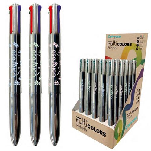 Colorosa Penna multicolor 4 colori, in display