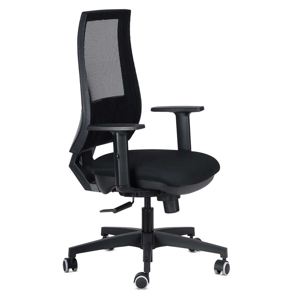 Poltrona ergonomica Operativa Tendence Rete, certificata H24, Nero