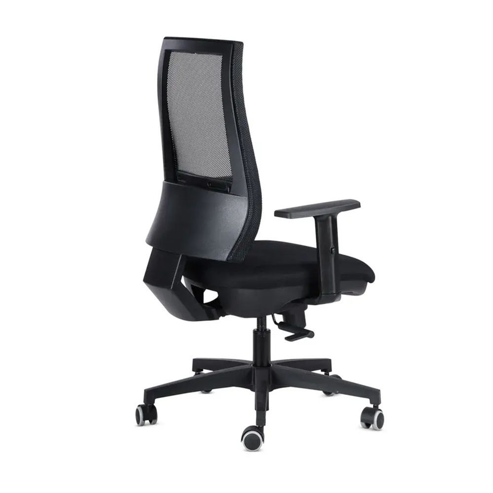 Poltrona ergonomica Operativa Tendence Rete, certificata H24, Nero