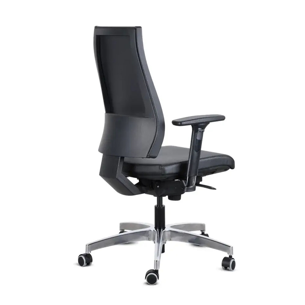 Poltrona ergonomica Operativa Tendence Tessuto, certificata H24, Nero