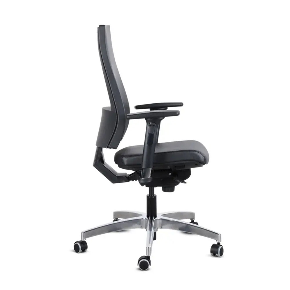 Poltrona ergonomica Operativa Tendence Tessuto, certificata H24, Nero