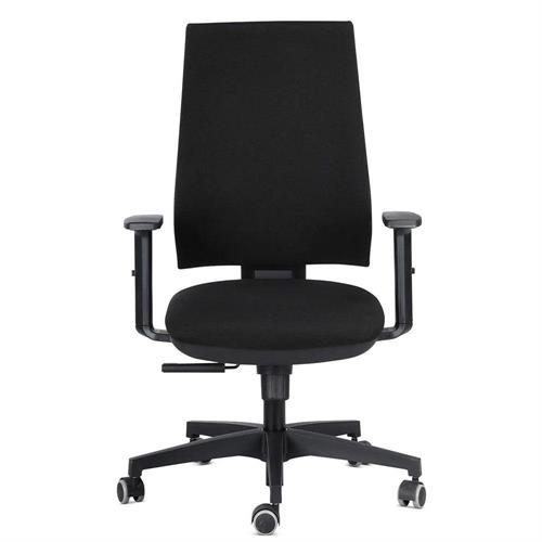 Poltrona ergonomica Operativa Tendence fonoassorbente, Nero