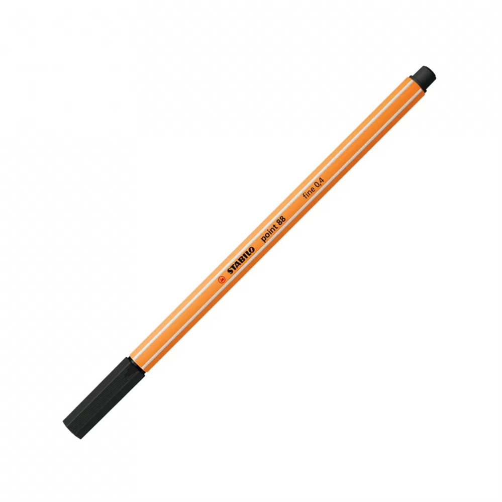 Stabilo Point 88 penna punta fine 0,4mm, Nero
