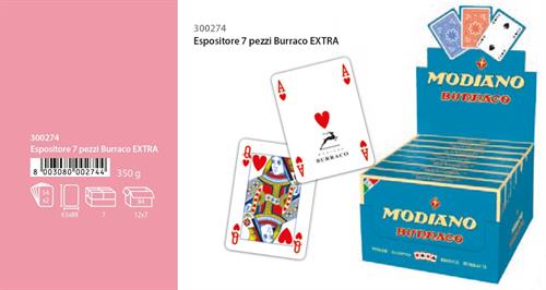 MODIANO Espositore Carte BURRACO EXTRA, 7 PEZZI