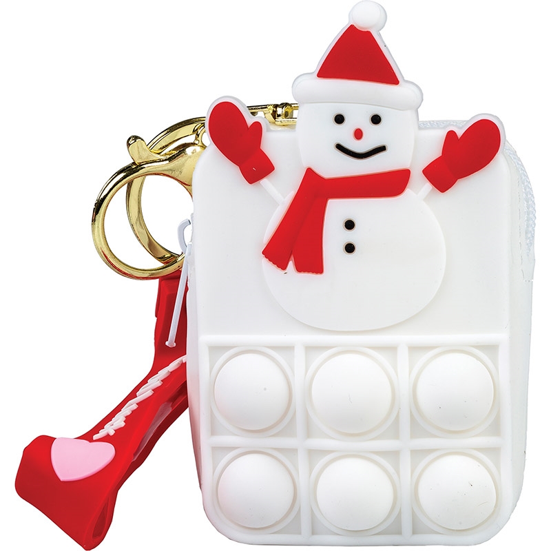 CENTRUM Borsa Portafoglio CHRISTMAS in silicone, 9,5x5,5x3cm