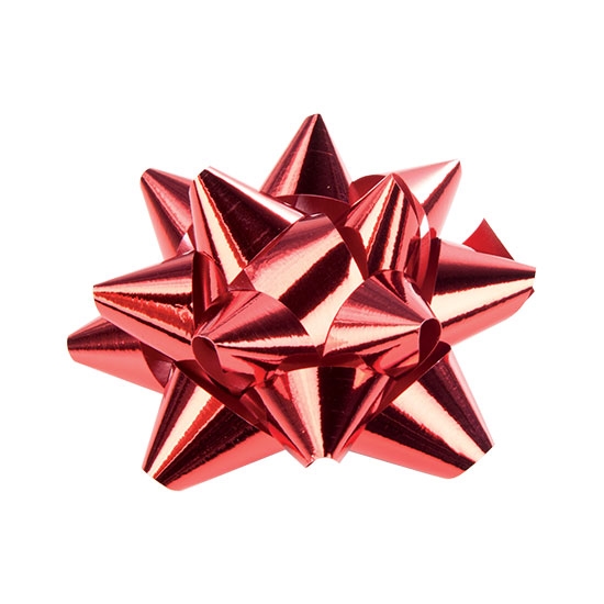 Nikoffice Coccarde metallizzate diam. 6 cm, 4 pezzi