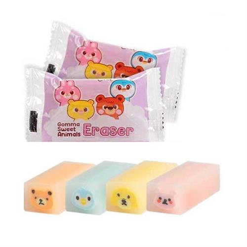 Nikoffice Gomme rettangolari 4 disegni, Expo 50 pezzi