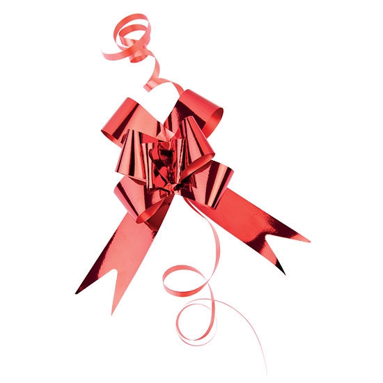 Nikoffice Fiocco nastro rapido 30 mm metallizzato, 3 pezzi