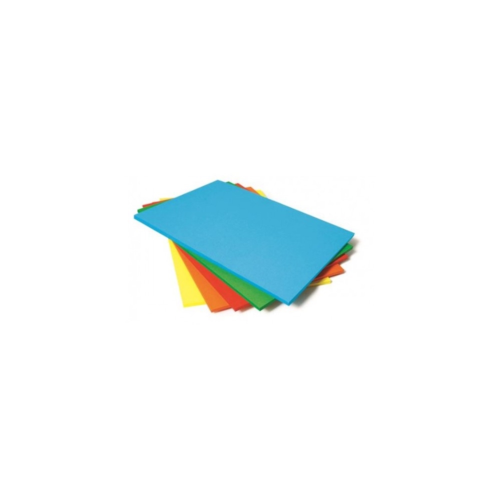 Nikoffice Carta per fotocopie A4 80 gr, 5 colori forti, 250 fogli