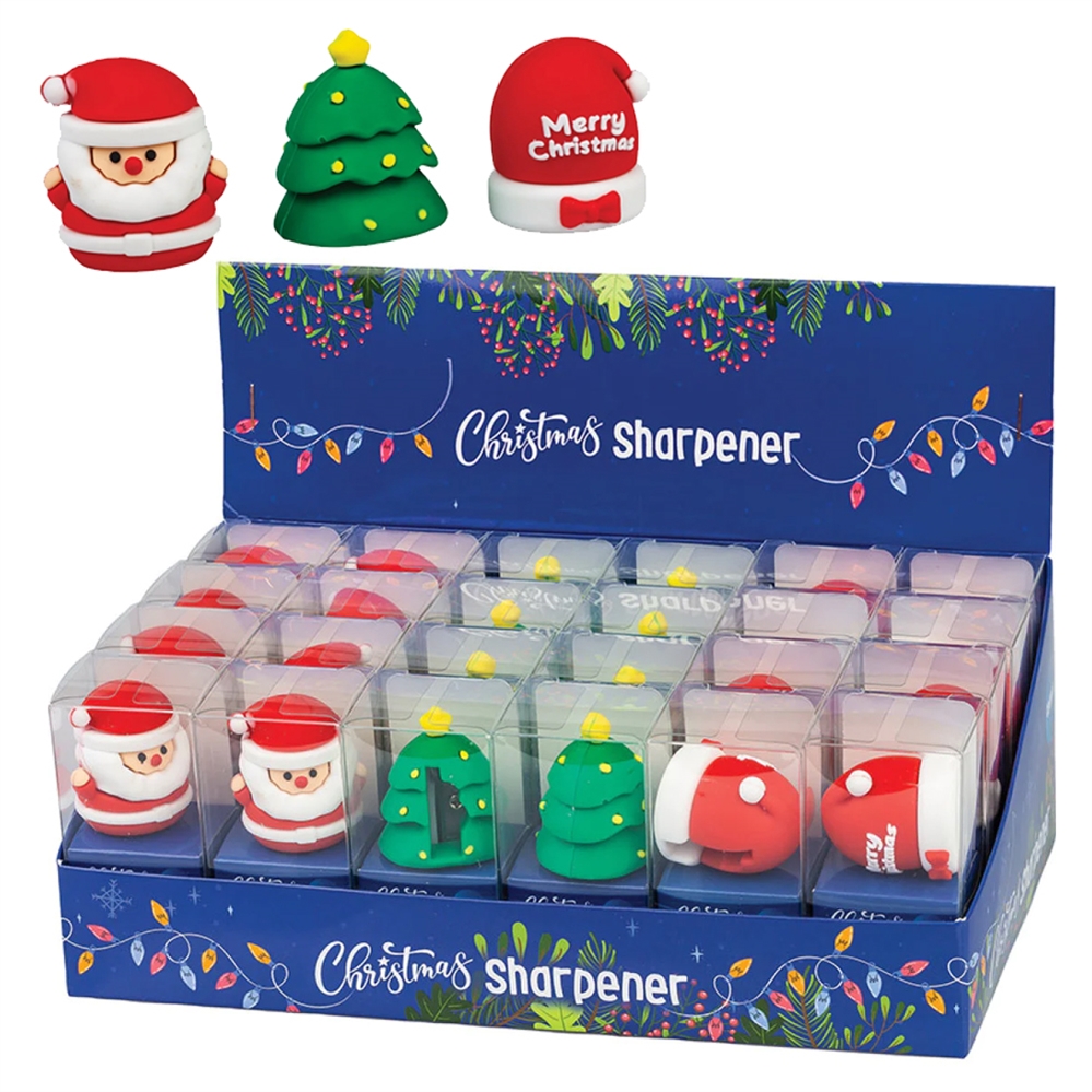 CENTRUM Temperamatite CHRISTMAS in 3 soggetti assortiti,24 pezzi