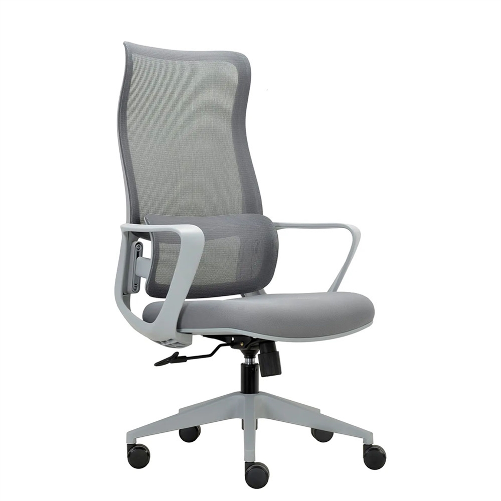 Sedia operativa ergonomica LACAN, Tessuto ignifugo, Grigio