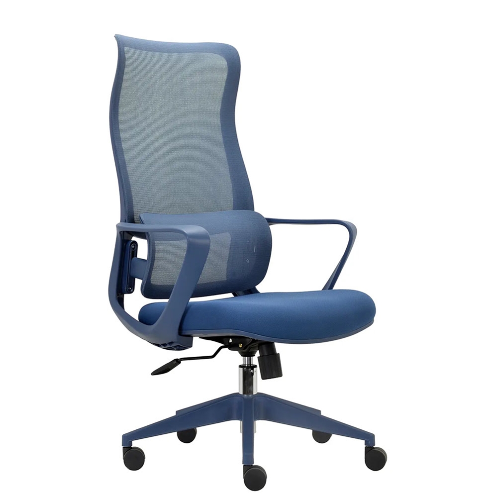 Sedia operativa ergonomica LACAN, Tessuto ignifugo, Blu