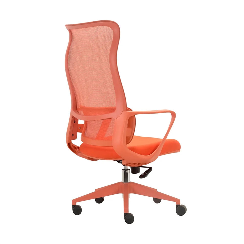 Sedia operativa ergonomica LACAN, Tessuto ignifugo, Arancio