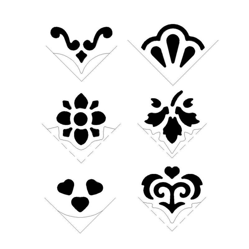 CENTRUM Perforatore decorativo per carta, 6 soggetti,25mm