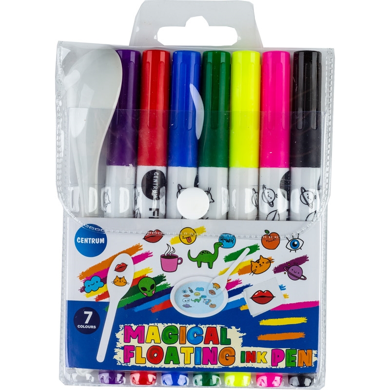 CENTRUM Pennarelli magici a inchiostro galleggiante 7 colori