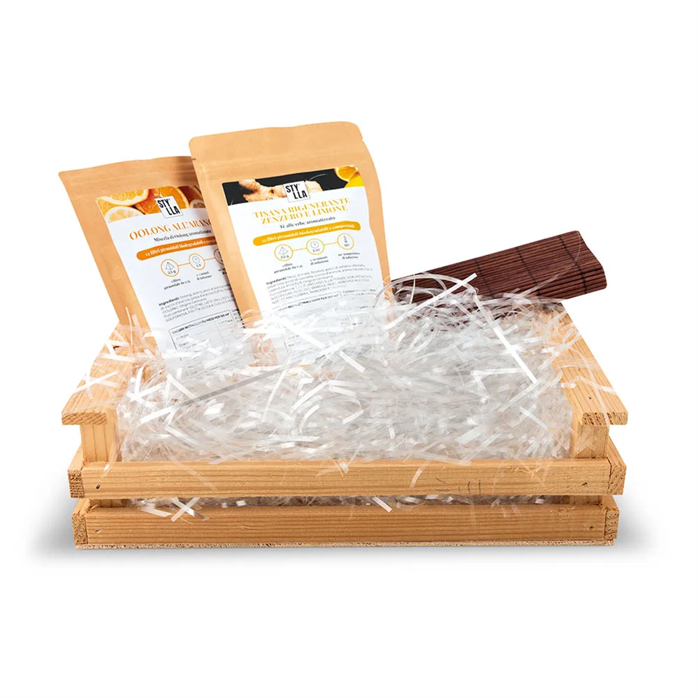 Paglietta decorativa trasparente trucioli, in PP, 200 g