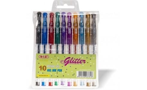 Wiler Penne glitter gel, 10 colori