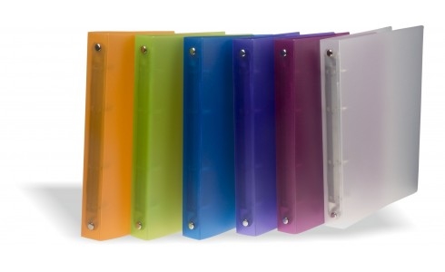 Raccoglitore 4 anelli PPL 16 mm A4, colori assortiti