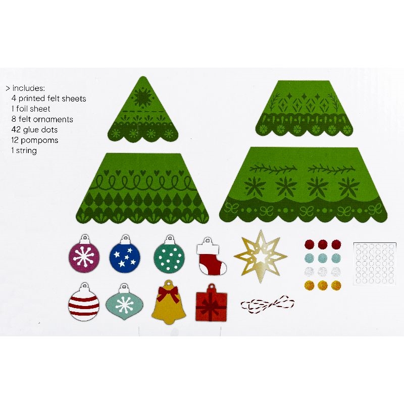 CENTRUM KIT DECORAZIONI FAI DA TE Albero di Natale, 29x20cm