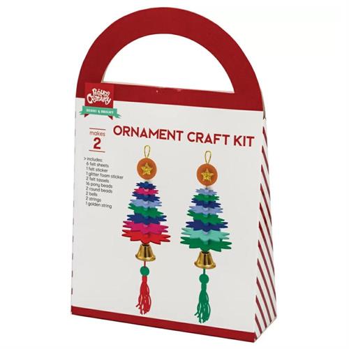 CENTRUM KIT PER LAVORARE CON IL FILATO Albero di Natale 2 pezzi,14x5cm