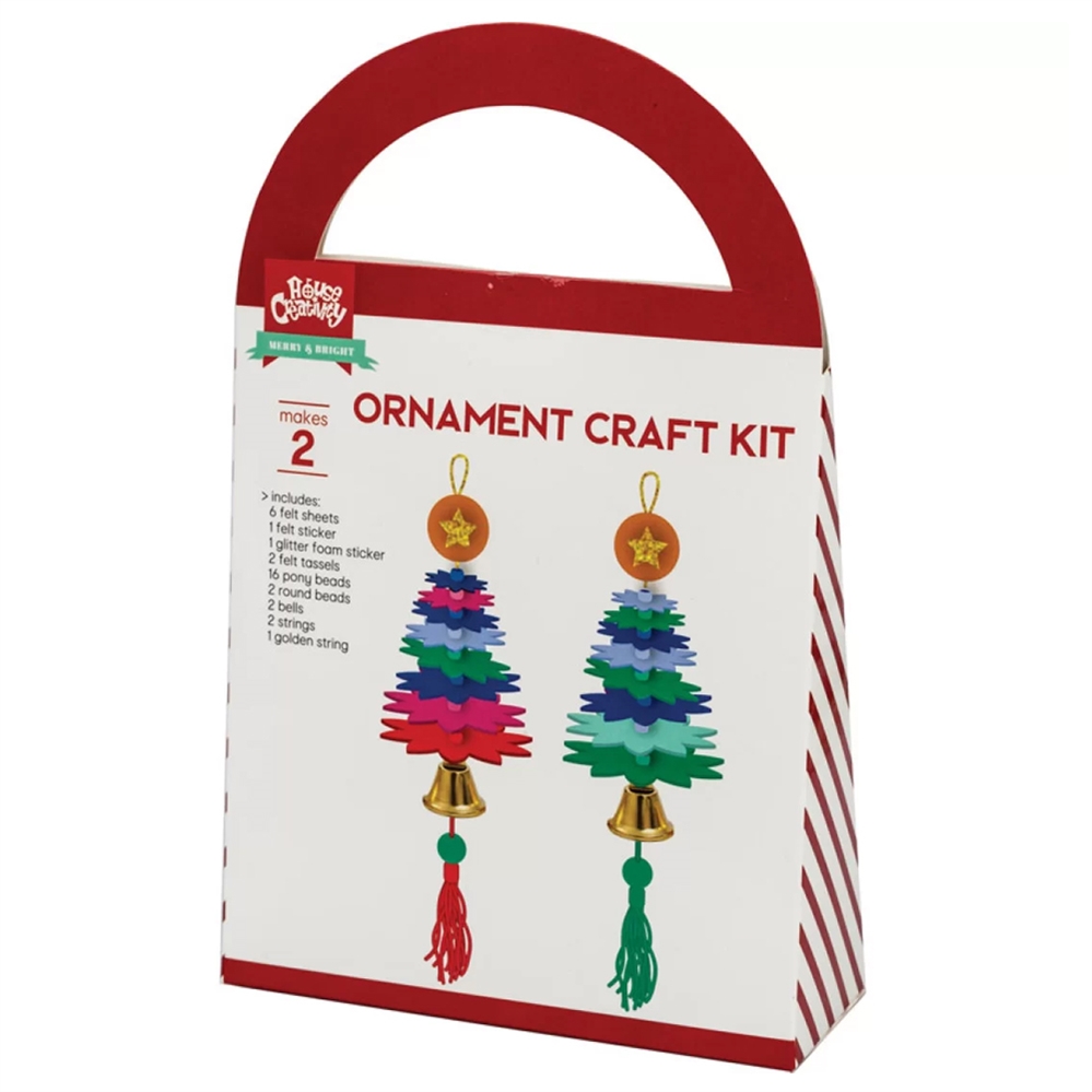 CENTRUM KIT PER LAVORARE CON IL FILATO Albero di Natale 2 pezzi,14x5cm