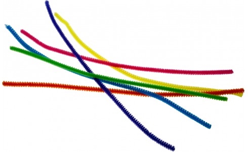 Wiler Ciniglia 300x6 mm, colori assortiti, 40 pezzi