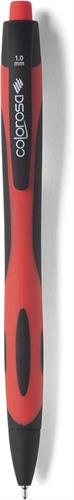 Colorosa Penna semigel a scatto, Rosso