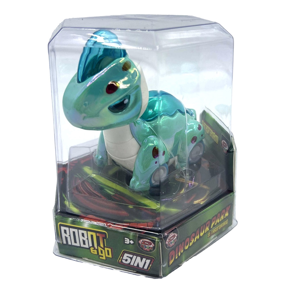 DYNIT DINOSAUR PARK ROBOT & GO 5IN1, assortiti