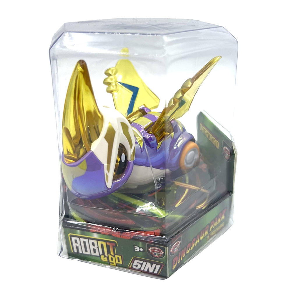 DYNIT DINOSAUR PARK ROBOT & GO 5IN1, assortiti