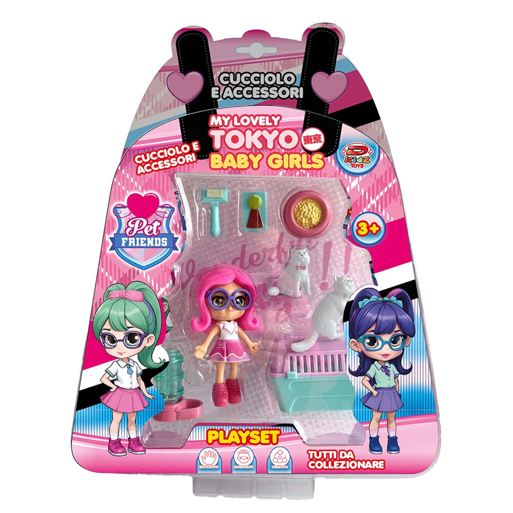 DYNIT Mini Bambola MY LOVELY TOKYO BABY GIRLS, assortite