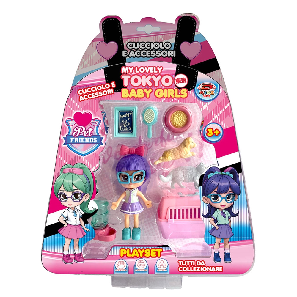 DYNIT Mini Bambola MY LOVELY TOKYO BABY GIRLS, assortite