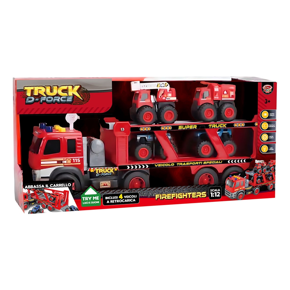DYNIT Camion TRUCK D-FORCE FIREFIGHTERS