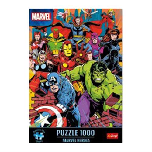 DYNIT PUZZLE Trefl 1000 PEZZI Premium Plus MARVEL Heroes