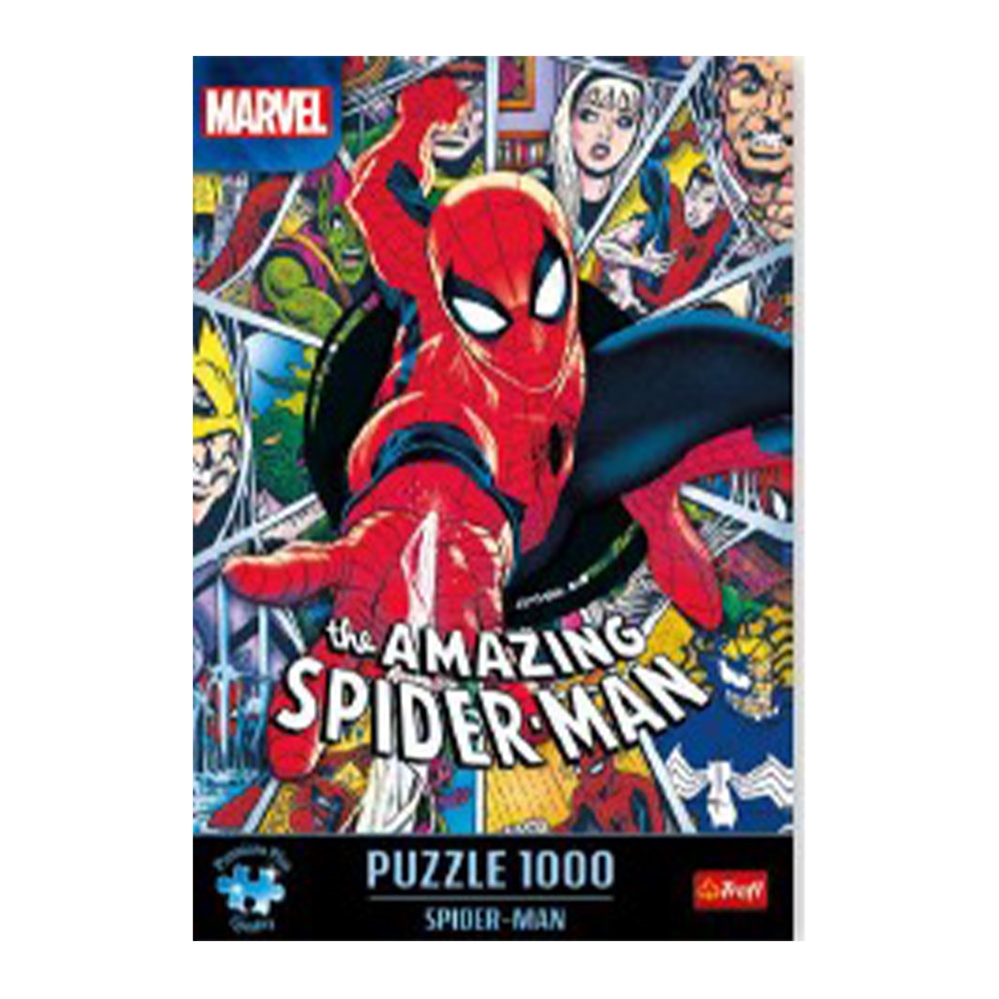 DYNIT PUZZLE Trefl 1000 PEZZI Premium Plus MARVEL Spider man