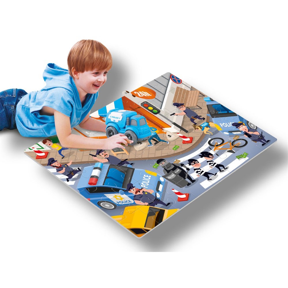 DYNIT COLORING PUZZLE POLIZIA