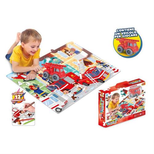 DYNIT COLORING PUZZLE POMPIERI