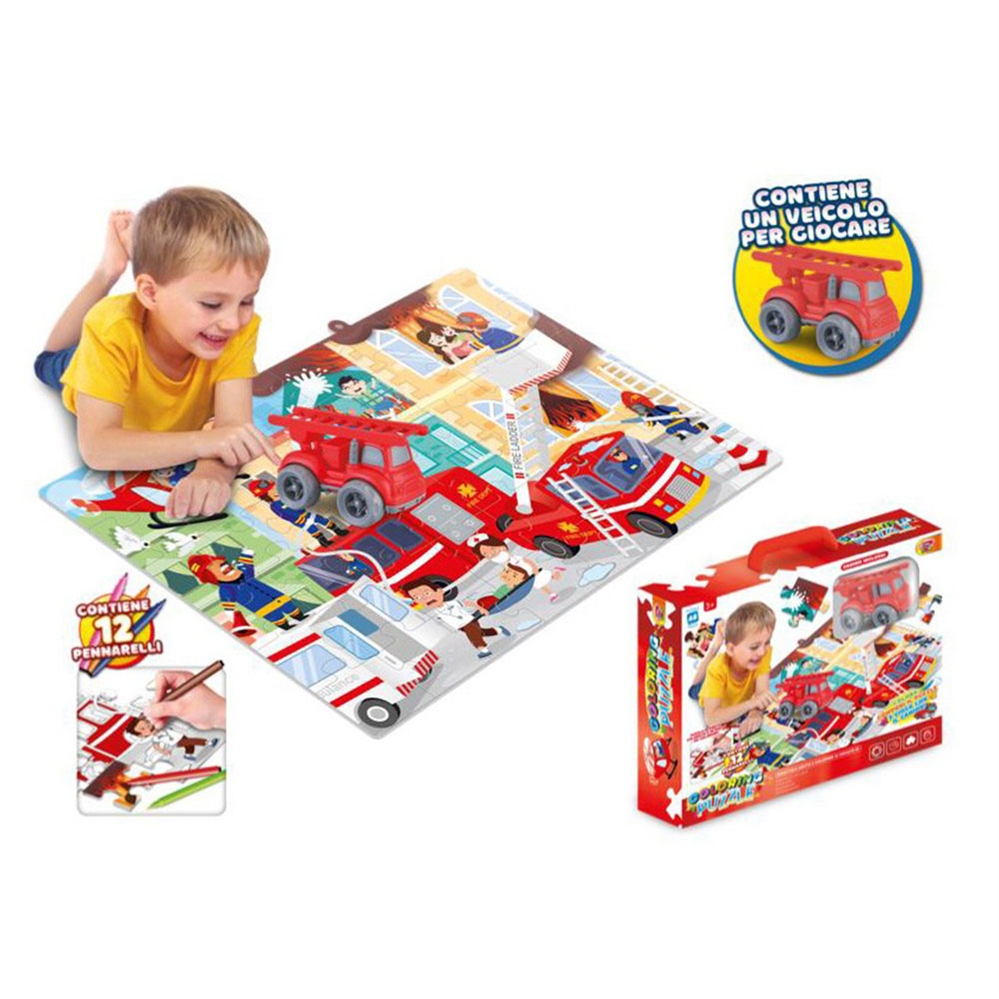 DYNIT COLORING PUZZLE POMPIERI