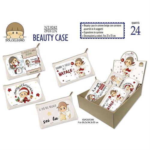 Cromo Espositore Beauty Case Bubine Natale assortiti,24 pezzi
