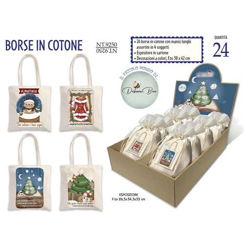 Cromo Espositore Borse Debora bee Natale assortite,24 pezzi
