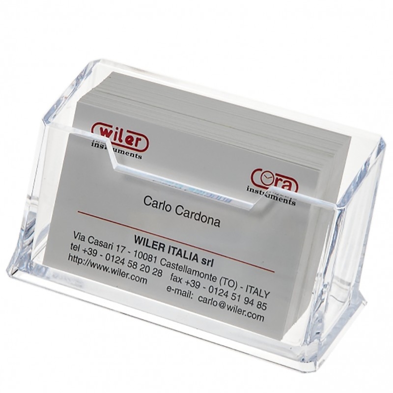Wiler Portabiglietti da visita 1 scomp. TRASPARENTE