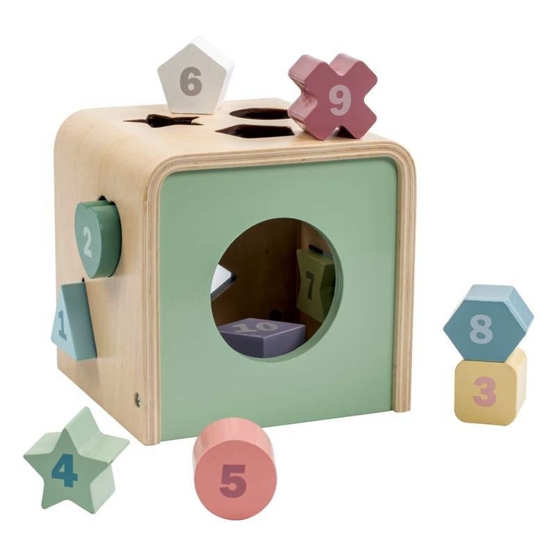 Colorosa Toy Color Cube Multiattività in legno 11pz 18m+